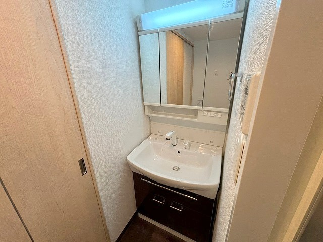 レオングラン新大阪レジデンスの独立洗面台