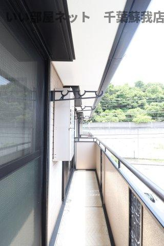 コーポ小倉Bのバルコニー|バルコニー付きです