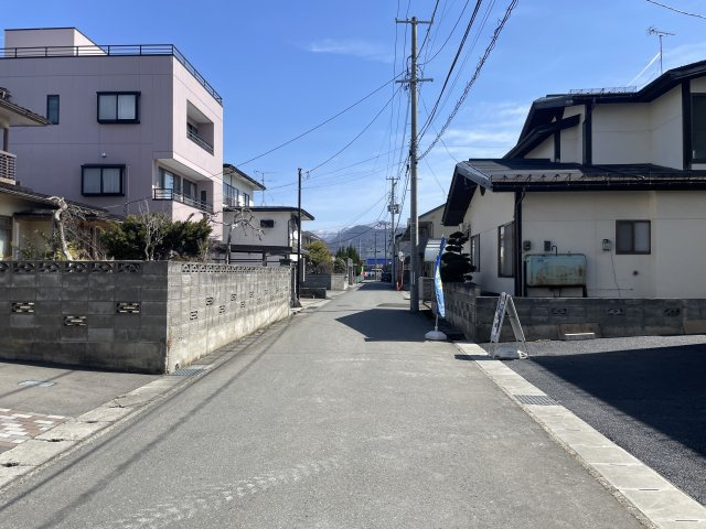 【前面道路含む現地写真】 | 新築分譲住宅　山形市長町第8　全1棟