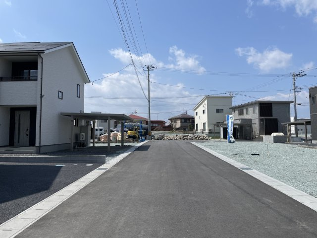 【前面道路含む現地写真】 | 新築分譲住宅　山形市印役町　第7　全2棟
