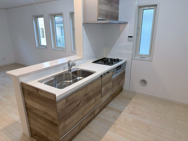 川口市青木２丁目　Ⅱ期　新築一戸建てのキッチン|キッチンです