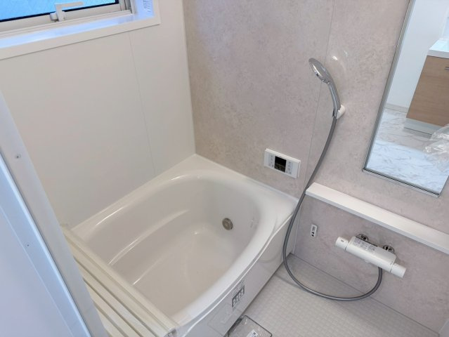 川口市青木２丁目　Ⅱ期　新築一戸建ての浴室|コンパクトで使いやすいお風呂です