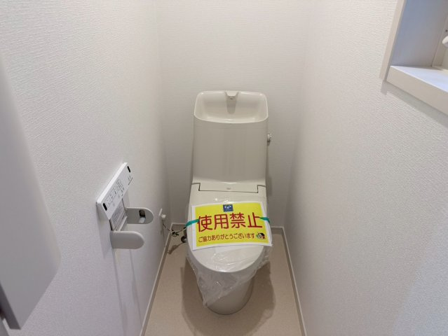川口市青木２丁目　Ⅱ期　新築一戸建てのトイレ|コンパクトで使いやすいトイレです