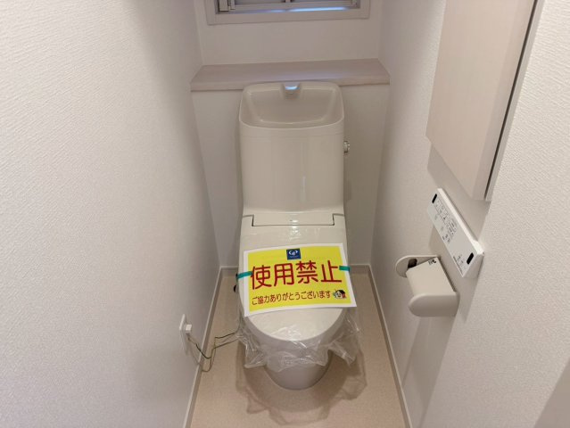 川口市青木２丁目　Ⅱ期　新築一戸建てのトイレ|清潔感のあるトイレです