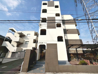 【外観】 | もず山洋ハイツ | ＪＲ阪和線「百舌鳥」駅まで徒歩４分、毎日の通勤や通学にも便利な立地です♪
