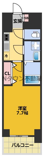 【間取り】 | S-RESIDENCE庄内通駅前curere(クラーレ) | 間取りです。
