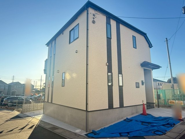 川口市赤井　新築一戸建て　J号棟の外観|おしゃれな外観です