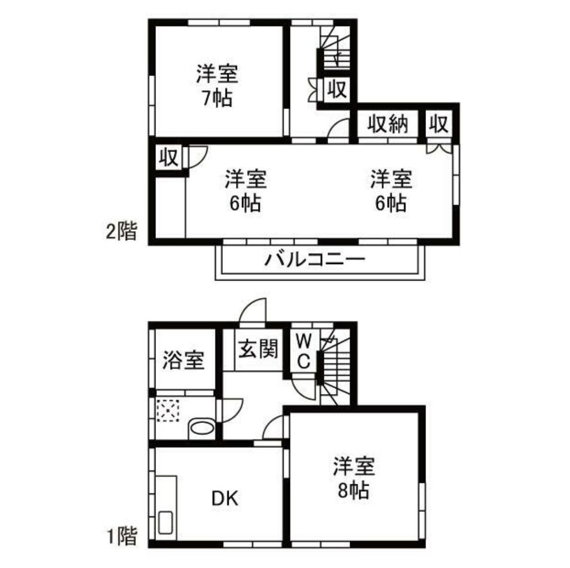 福岡県福岡市東区和白東２丁目 33-11戸建の間取り