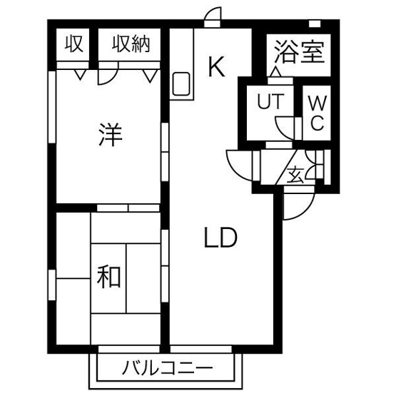 【間取り】 | コーポ・ナカミカワ