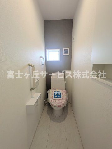 【トイレ】 | 磐田市高木 新築一戸建て 1号棟 | １F2F同タイプのトイレがあります