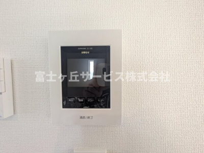 【セキュリティ】 | 磐田市高木 新築一戸建て 1号棟 | TV付インターホンです