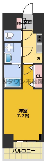 【間取り】 | S-RESIDENCE庄内通駅前curere(クラーレ) | 間取りです。