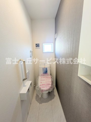 【トイレ】 | 磐田市高木 新築一戸建て 3号棟 | １F2F同タイプのトイレがあります