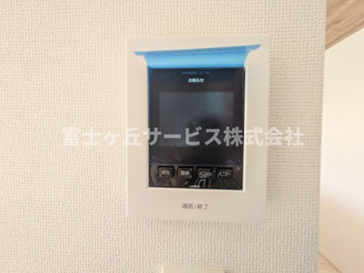 【セキュリティ】 | 磐田市高木 新築一戸建て 4号棟 | TV付インターホンです
