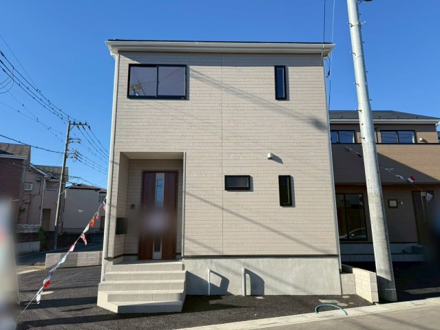 川口市安行小山第2　新築一戸建て　１号棟の外観|外観は落ち着いています