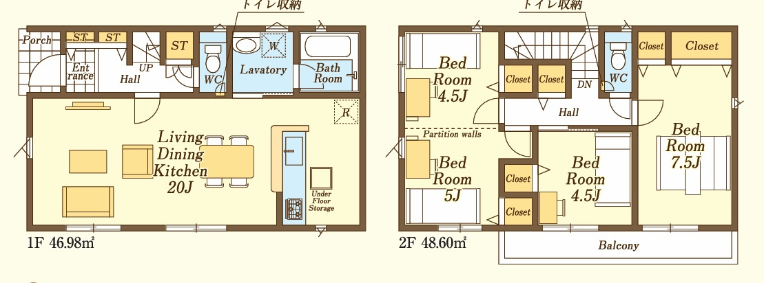 仲介手数料無料　CRADLE GARDEN 入間市東藤沢第28　全1棟　の間取り