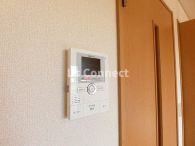 【セキュリティ】 | ドミトリー旭Ｂ | 突然の来客時もＴＶモニターホンでしっかり確認。