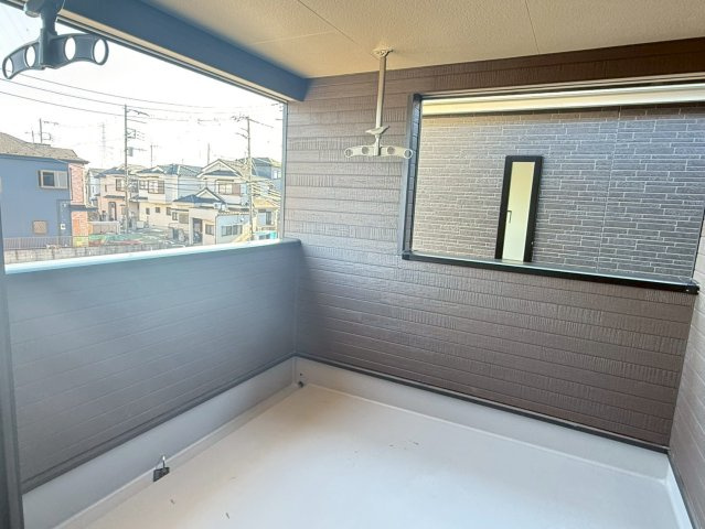川口市安行小山第2　新築一戸建て　4号棟のバルコニー|広々としたバルコニーです