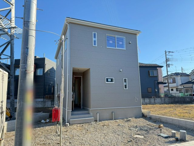 川口市安行小山第2　新築一戸建て　1２号棟の外観|外観は落ち着いています