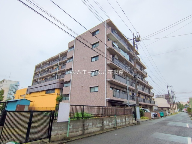 祝　成約済み　プレジャーガーデン豊田壱番館　八王子市　中古マンションの外観|角部屋なので開放的な中古マンションです。～仲介手数料無料☆八王子ひなた不動産～プレジャーガーデン豊田壱番館