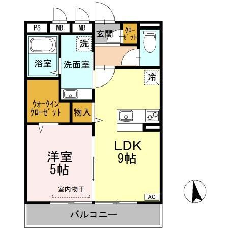 アースガーデンＳＯＪＡの間取り