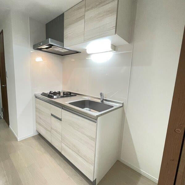 ドエル小松SOUTHのキッチン|2口ガスコンロ