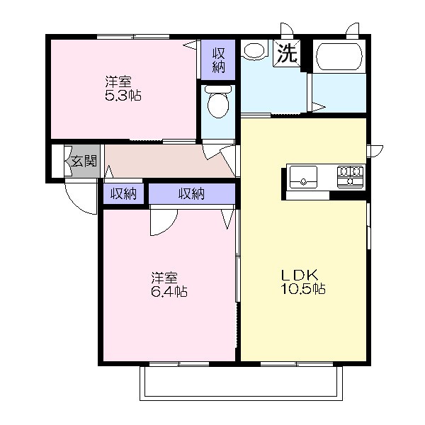 マウントヒルズの間取り
