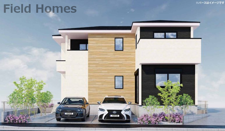 藤沢市大庭新築戸建て　8期1号棟の外観|外観イメージ「藤沢市大庭新築戸建て　1号棟」