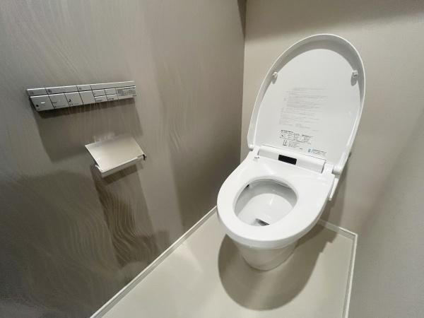 【トイレ】 | バースシティ・ザ・マーク鷺沼 | トイレの内装まで、スタイリッシュさにこだわりました