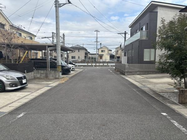 幸田町相見字四十五間・中古戸建の前面道路含む現地写真|前面道路です。