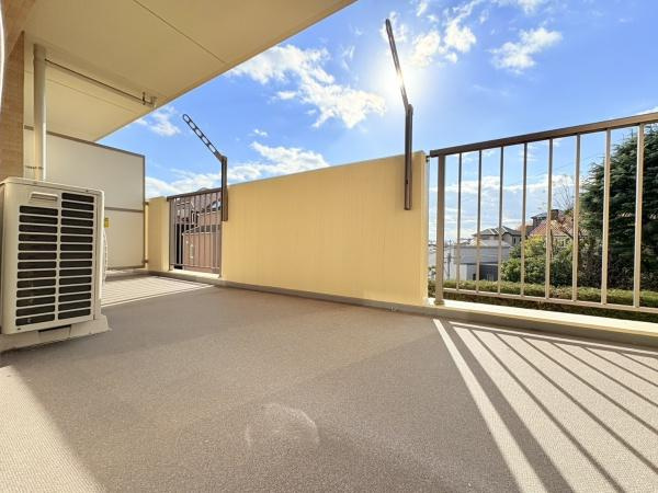 グランシティ上永谷のバルコニー