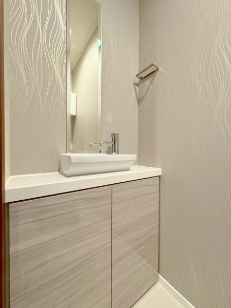 バースシティ・ザ・マーク鷺沼のトイレ|トイレの手洗い場です。