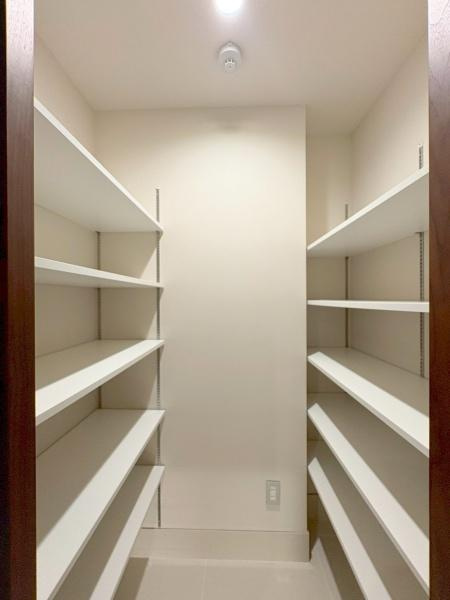 バースシティ・ザ・マーク鷺沼の収納|便利な棚付きです。