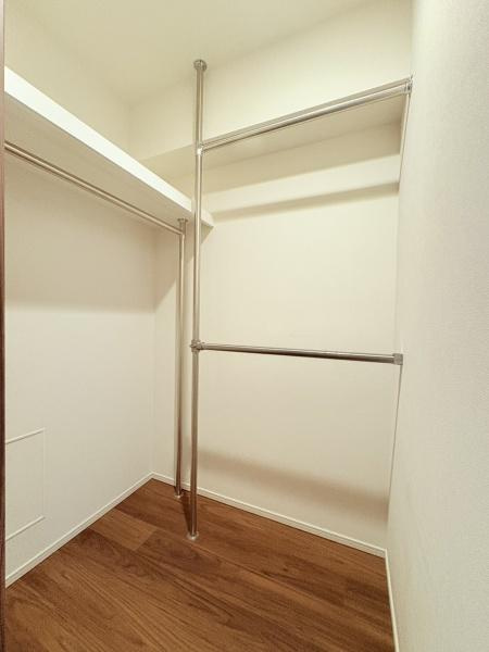 ドレッセWISEたまプラーザB棟の収納|WIC・広々収納です