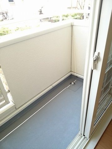 ガーデンコート　Ｂのバルコニー|バルコニー付きです