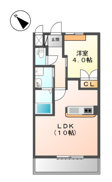 ボヌールの間取り