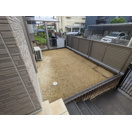 磯辺三丁目戸建の庭|お庭で自由な時間を過ごせます