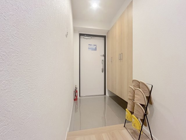 ニュー千早団地 300棟の玄関