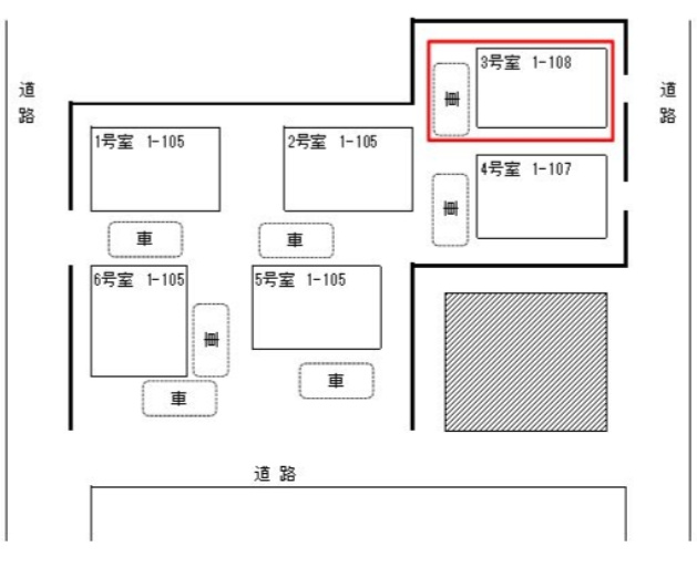 【区画図】 | 上白水八尋貸家