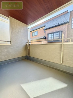 【バルコニー】 | 小学校9分　WIC×2　長期優良住宅　夏見台1　全2棟　1号棟