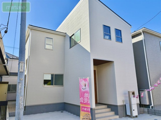 【外観】 | 小学校9分　WIC　長期優良住宅　夏見台1　全2棟　2号棟 | 販売現地
温もり感じるナチュラルな外観です。