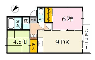 セジュール中野の間取り
