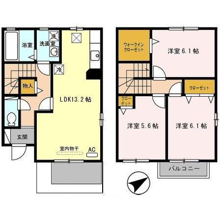 パークハイム向陽C棟の間取り