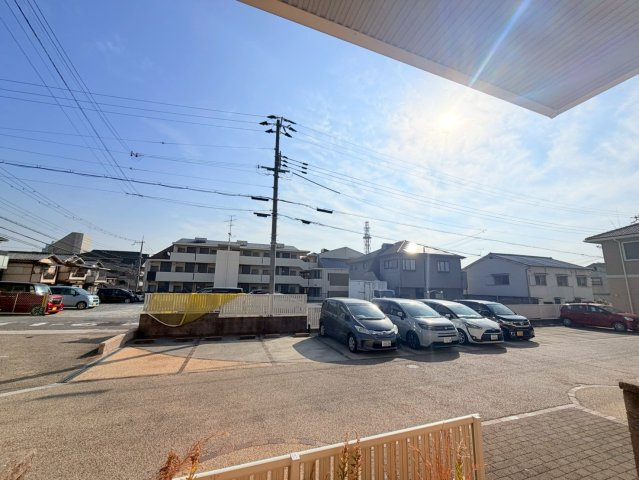 パークハイム向陽C棟の駐車場