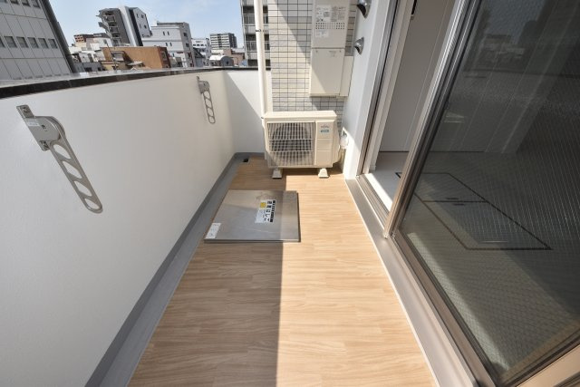 La Douceur九条のバルコニー