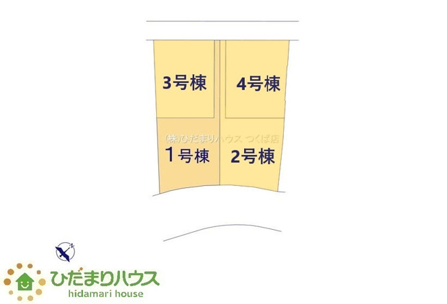 【区画図】 | 小美玉市小川第1　新築戸建　2号棟 | 小中学校近く、お子様の通学も安心！