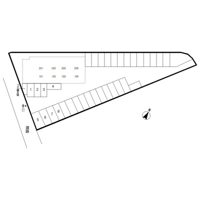 【区画図】 | ＪＲＢハイツふしの
