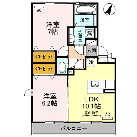 アルページュの間取り
