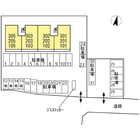 アルページュの区画図