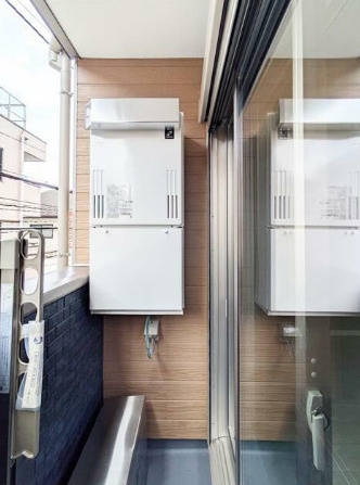 板橋区舟渡３丁目のアパートのバルコニー